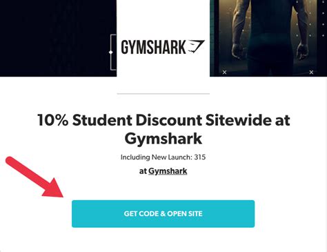 student beans discount gymshark